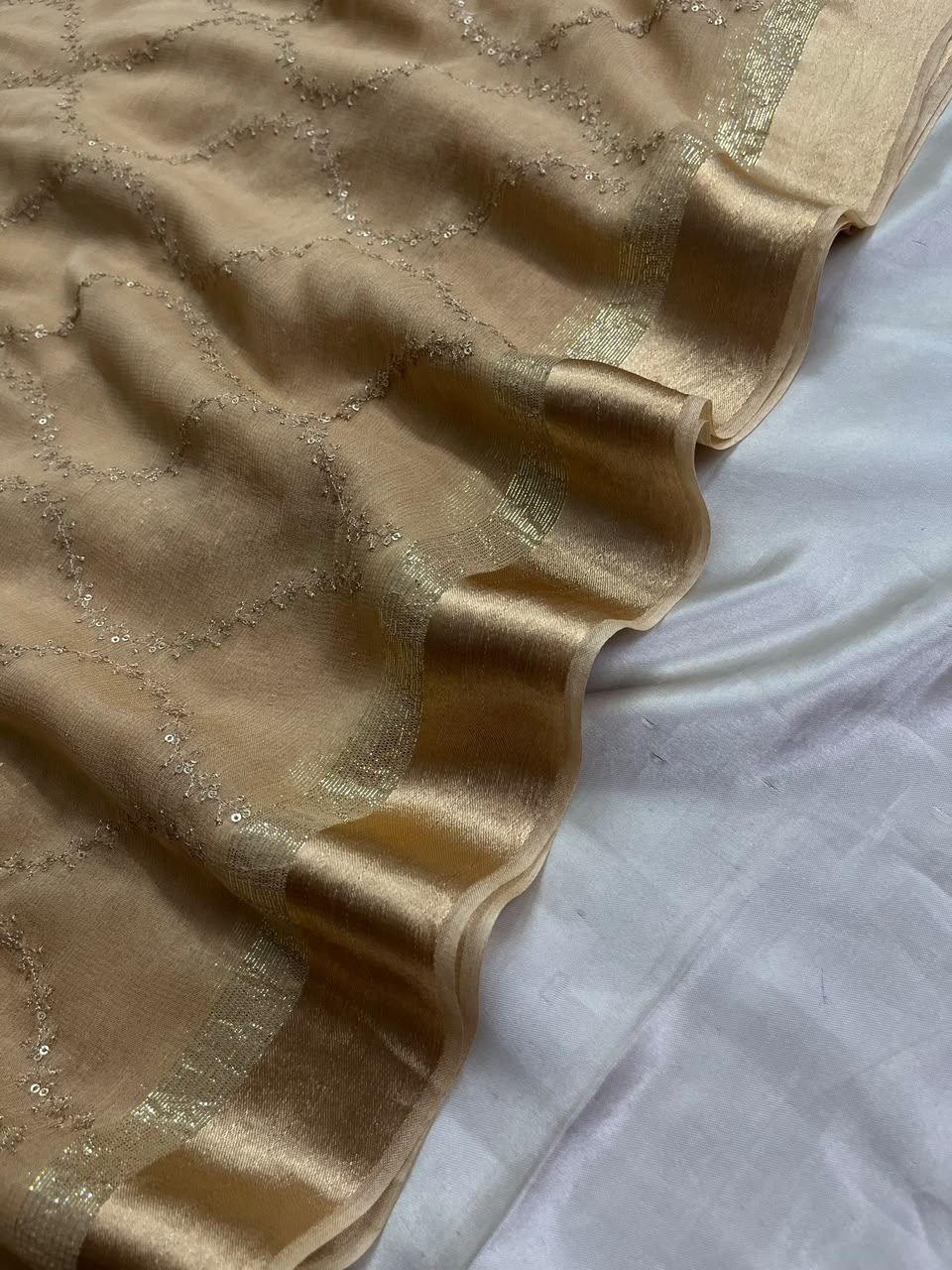 Lily - Pure Viscose Georgette Saree