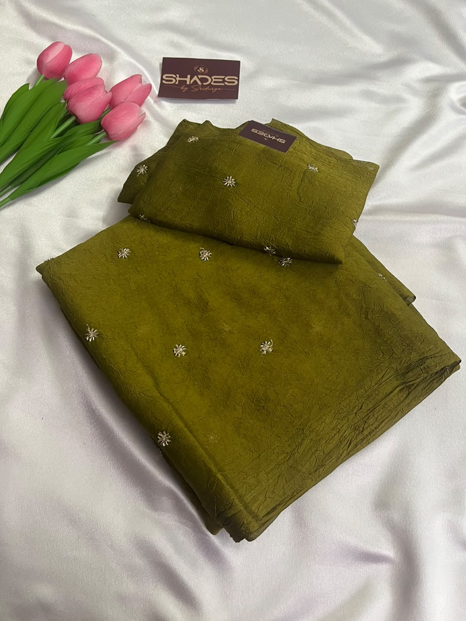 Isha - Pure Viscose Georgette (Crushed)