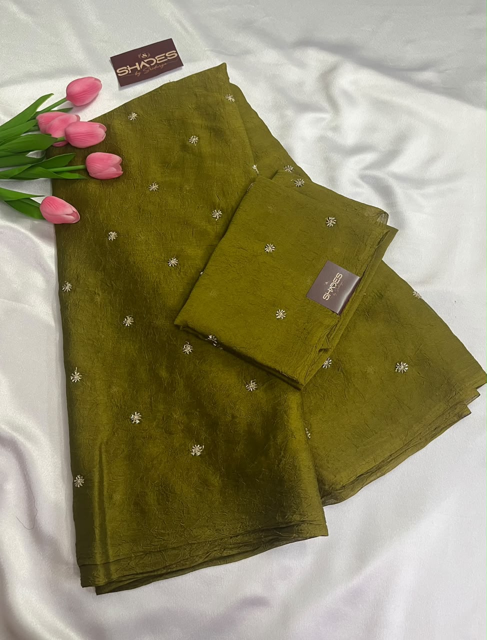 Isha - Pure Viscose Georgette (Crushed)