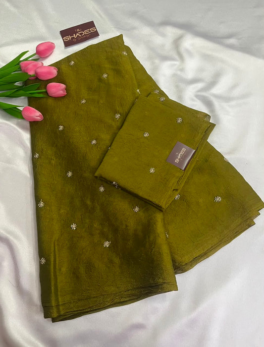 Isha - Pure Viscose Georgette (Crushed)