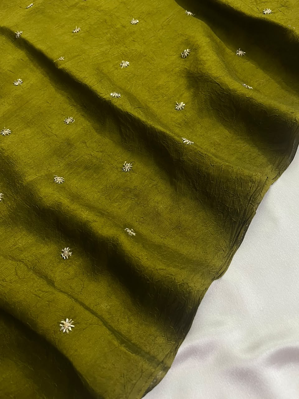 Isha - Pure Viscose Georgette (Crushed)