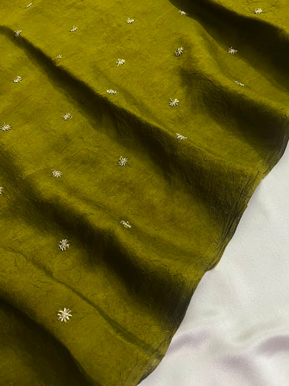 Isha - Pure Viscose Georgette (Crushed)