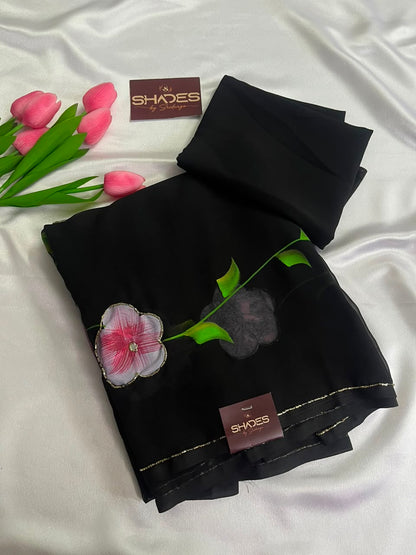 Nitya - Chiffon Saree
