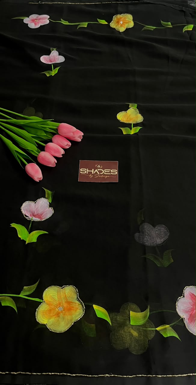 Nitya - Chiffon Saree