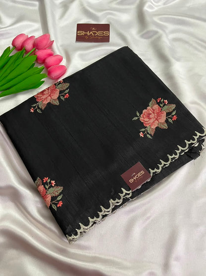 Rosella - Semi Jute Saree