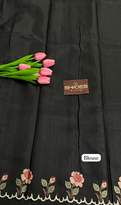 Rosella - Semi Jute Saree