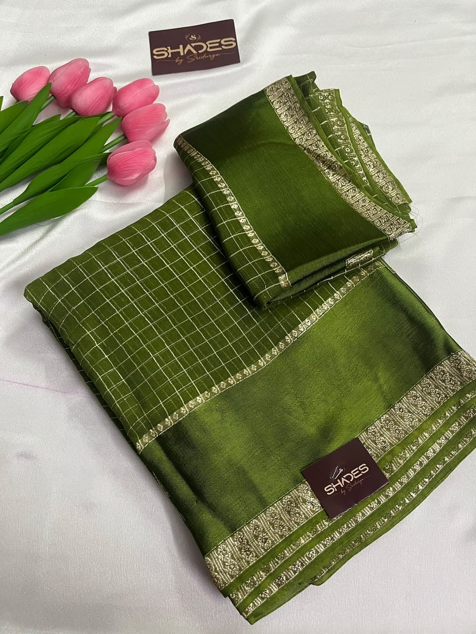 Oviya - Pure Viscose Georgette Sarees