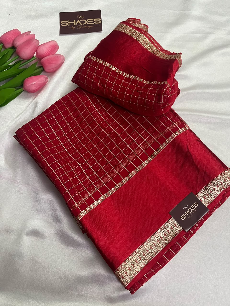 Oviya - Pure Viscose Georgette Sarees