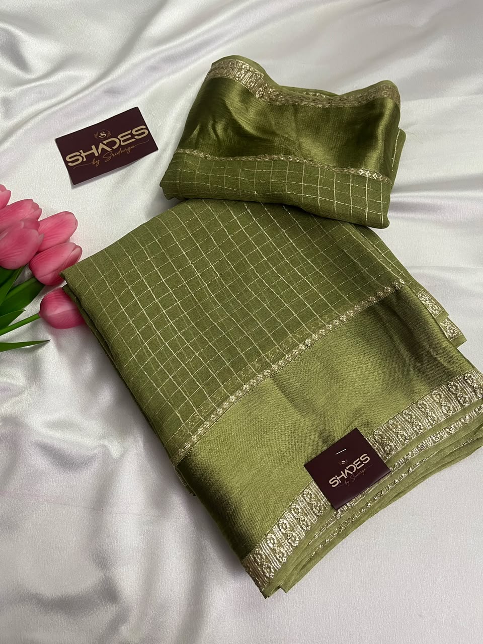 Oviya - Pure Viscose Georgette Sarees