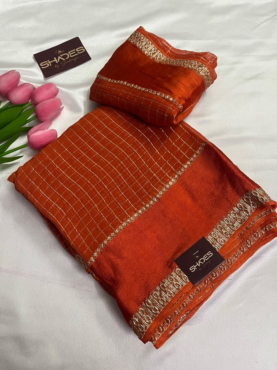 Oviya - Pure Viscose Georgette Sarees