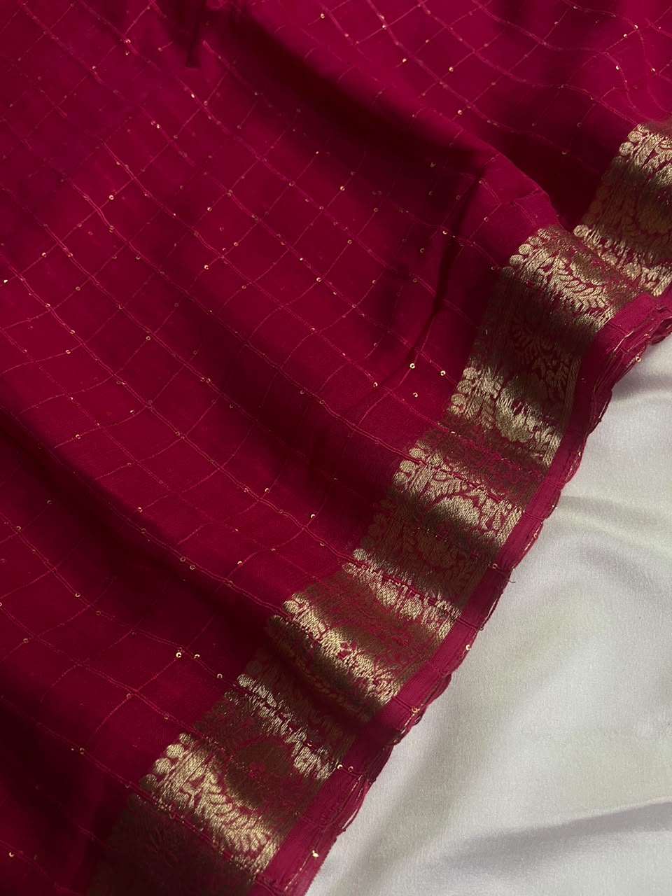 Vedika - Pure Viscose Georgette Sarees