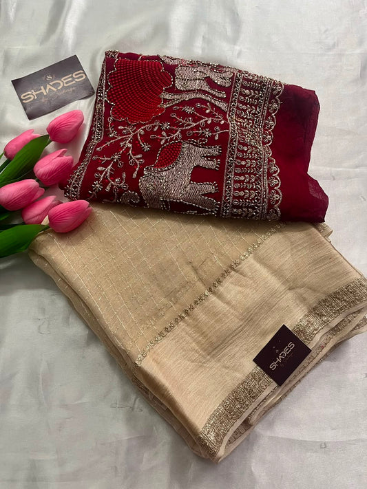 TARINI -  Viscose Georgette Saree
