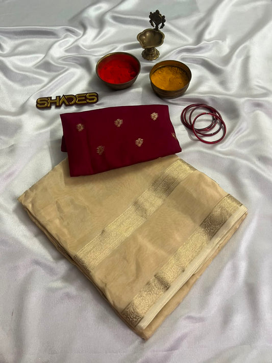 Dharani - Viscose Crepe Saree