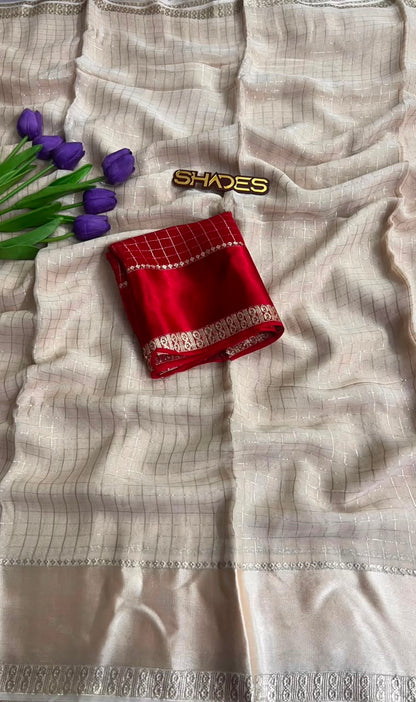 Nandita - Viscose Georgette Saree (Prebooking Open, Dispatch after 1 Week)