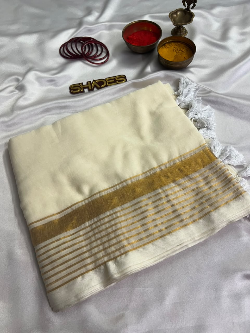 Rohini - Pure 120 Count Mul Cotton Saree
