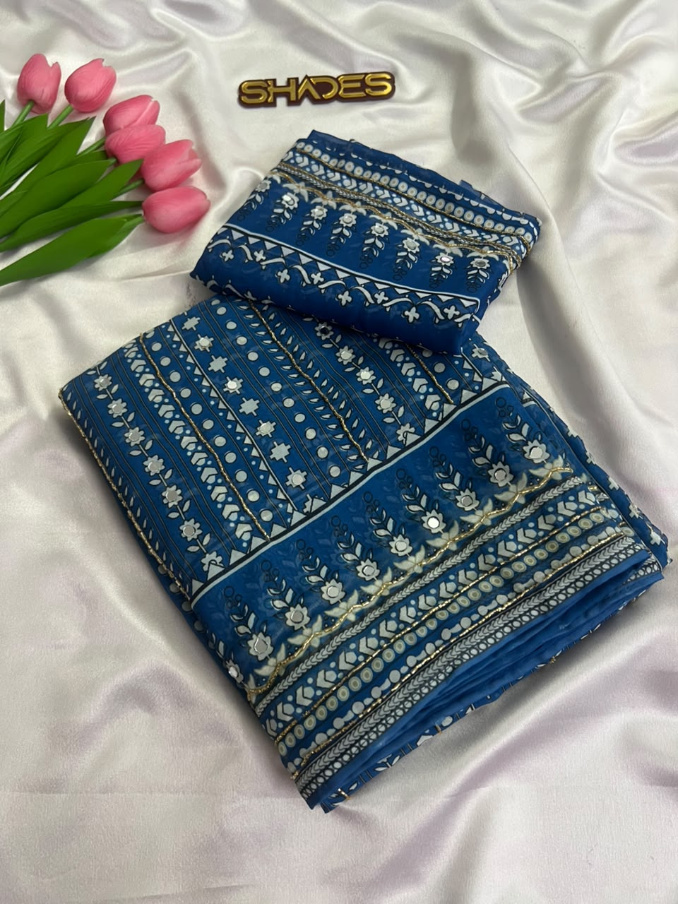Naira - Viscose Georgette Saree