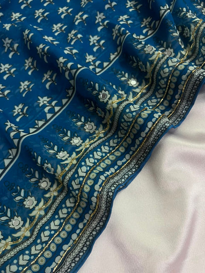Naira - Viscose Georgette Saree
