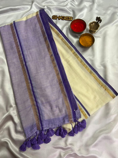 Chaitra - Pure 120 Count Mul Cotton Saree