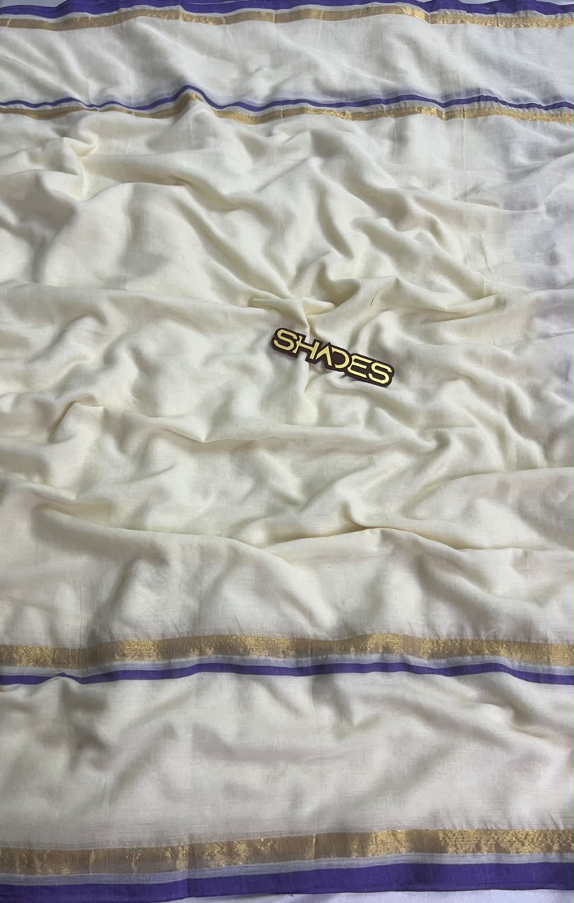 Chaitra - Pure 120 Count Mul Cotton Saree