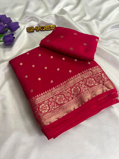 Royal Zari -  Pure Viscose Chinnon
