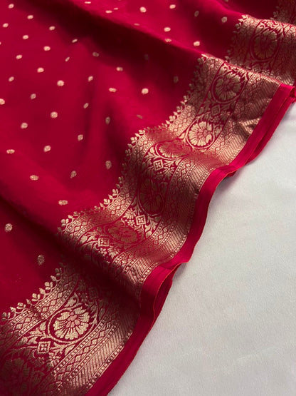 Royal Zari -  Pure Viscose Chinnon