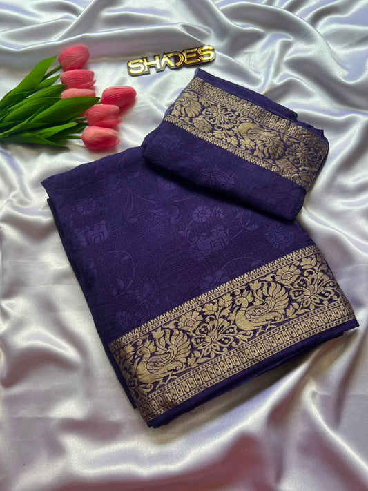 Revathi - Viscose Soft Silk Saree