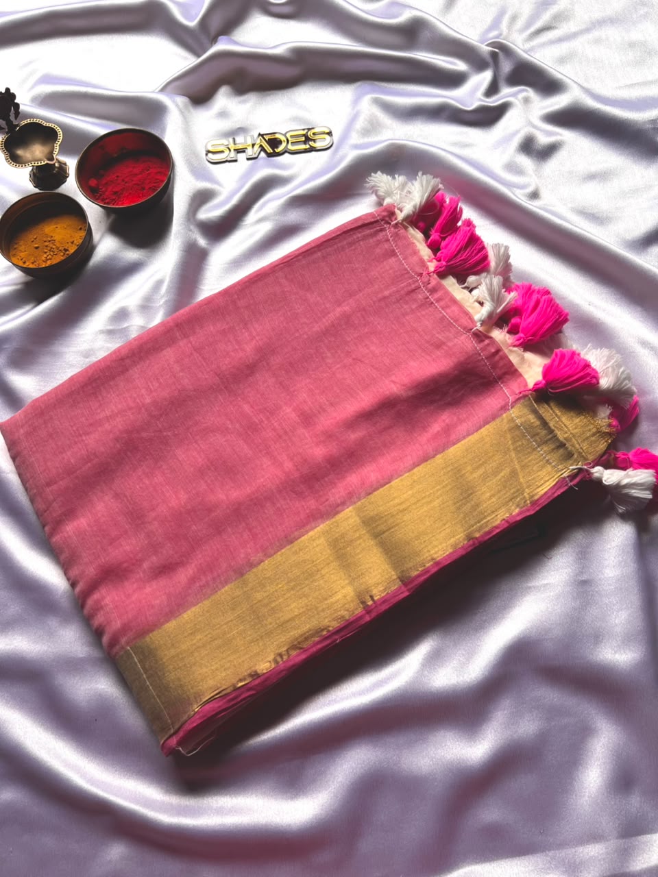 Anjali - Pure 120 Count Mul Cotton Saree