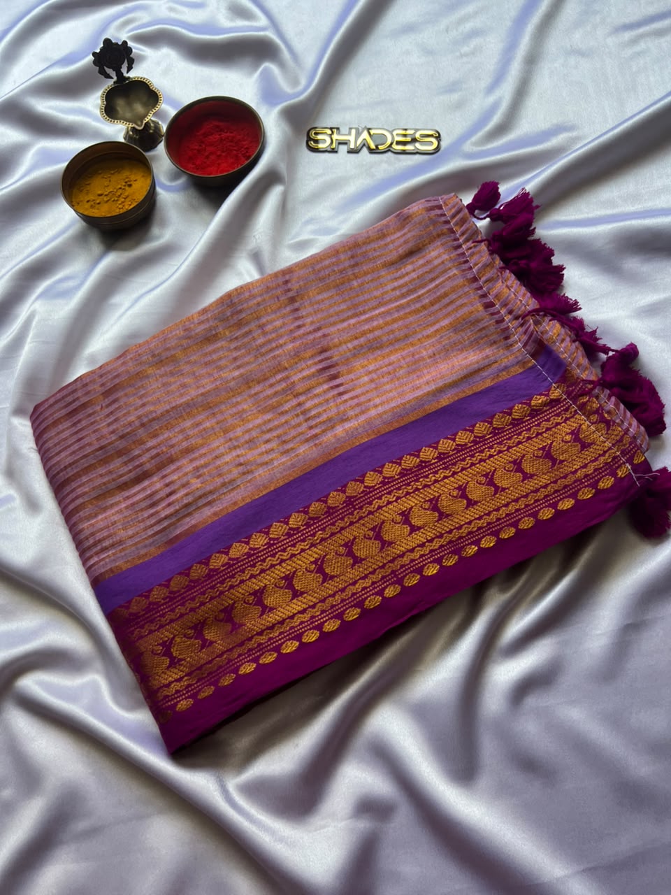 Lakshmi -  Pure 120 Count Mul Cotton Saree