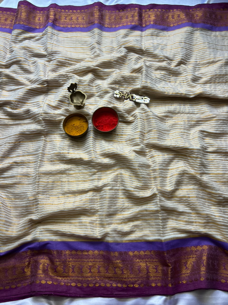 Lakshmi -  Pure 120 Count Mul Cotton Saree