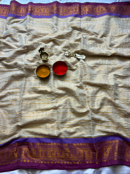 Lakshmi -  Pure 120 Count Mul Cotton Saree