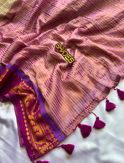 Lakshmi -  Pure 120 Count Mul Cotton Saree