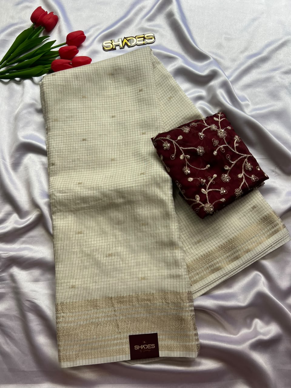 Meera - Viscose Dola Silk Saree