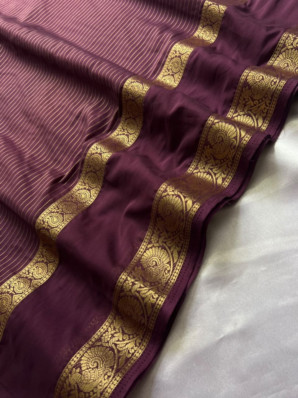 Deepa - Mysore Crepe Silk Saree