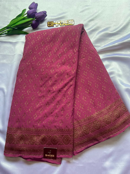 Ruhani - Banarasi Georgette Saree