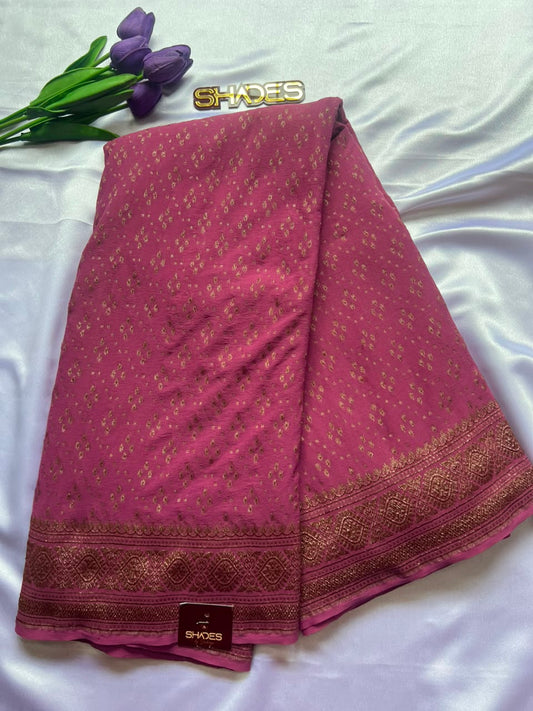 Ruhani - Banarasi Georgette Saree