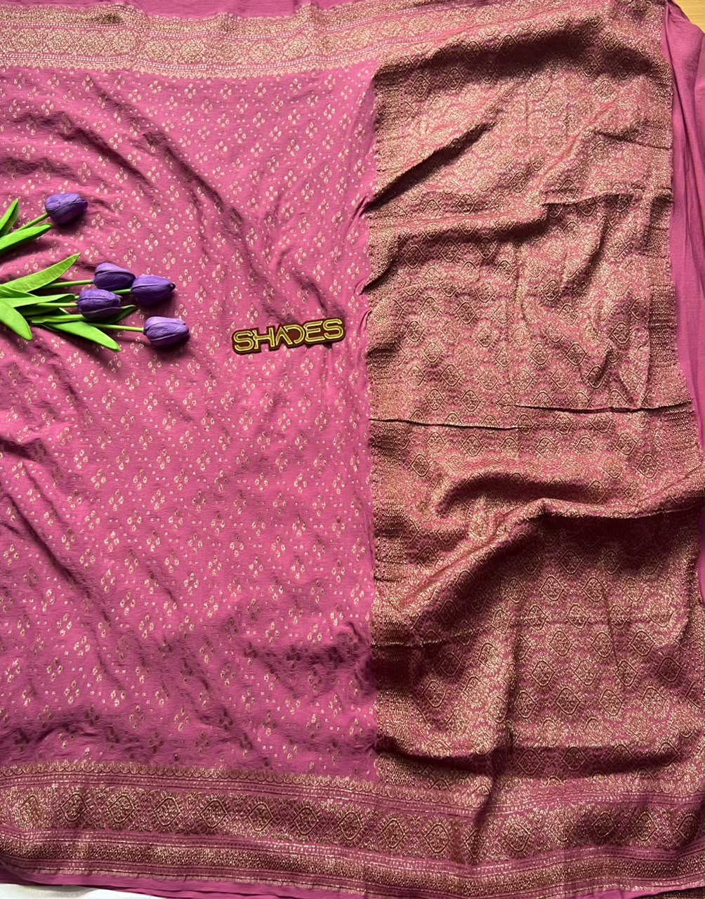 Ruhani - Banarasi Georgette Saree
