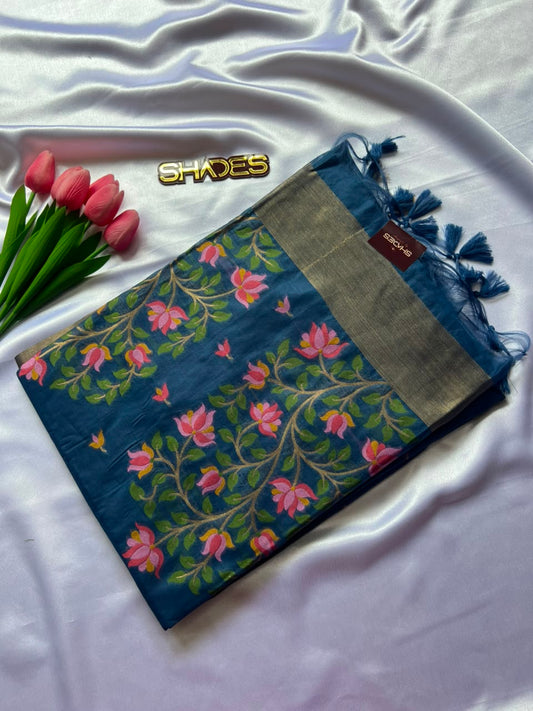 Preethi - Semi Tussar Saree
