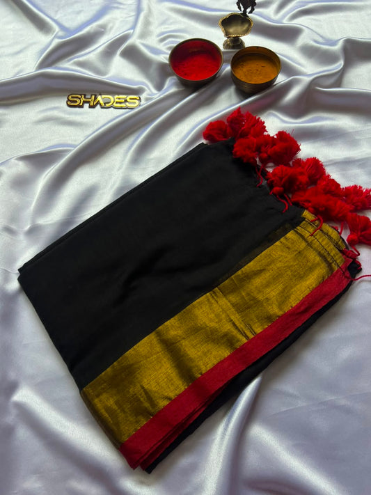 Mythili - Pure 120 Count Mul Cotton Saree