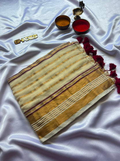 THRIVENI - Mul Cotton Saree