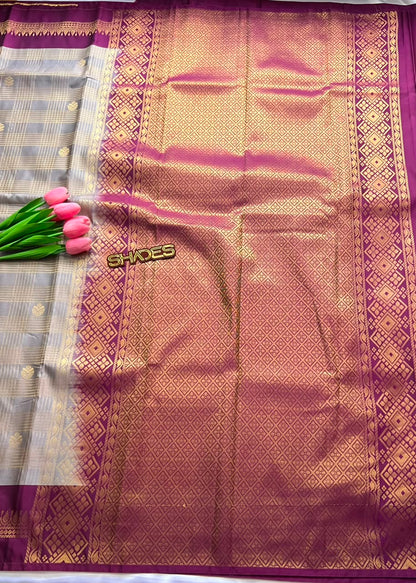 YAMUNA - Semi Kanchipuram Saree