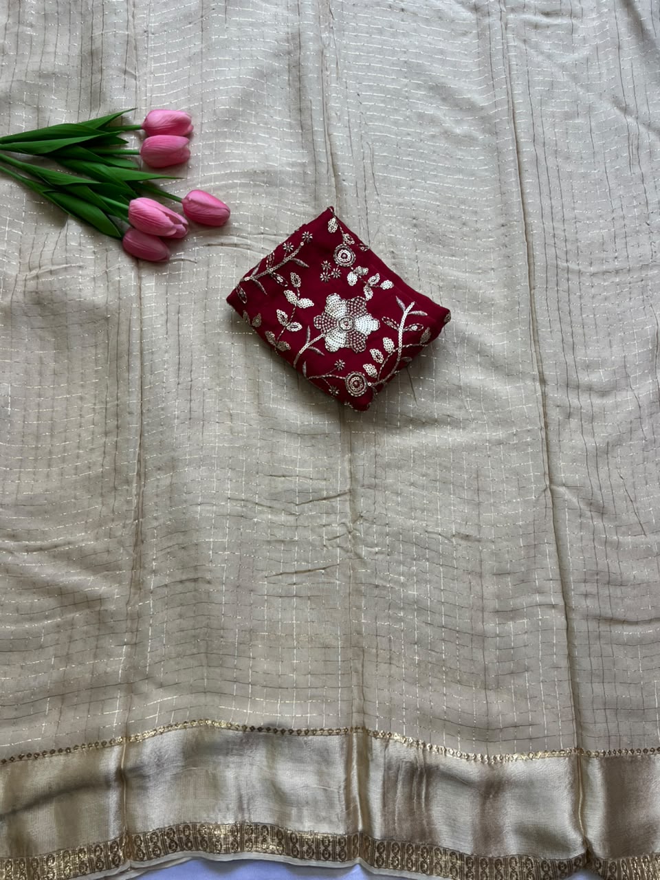 MIDUNA - Viscose Georgette Saree