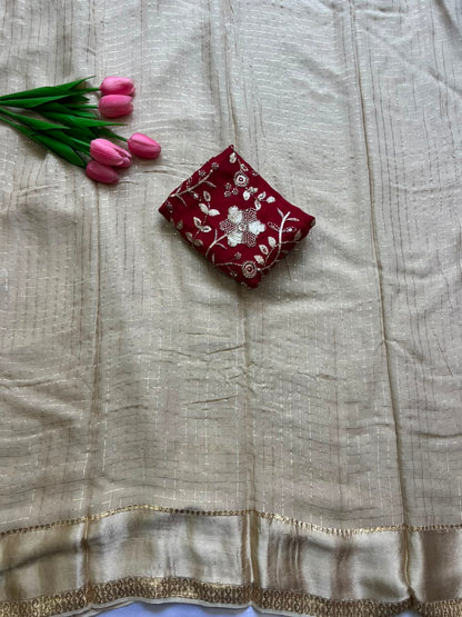MIDUNA - Viscose Georgette Saree