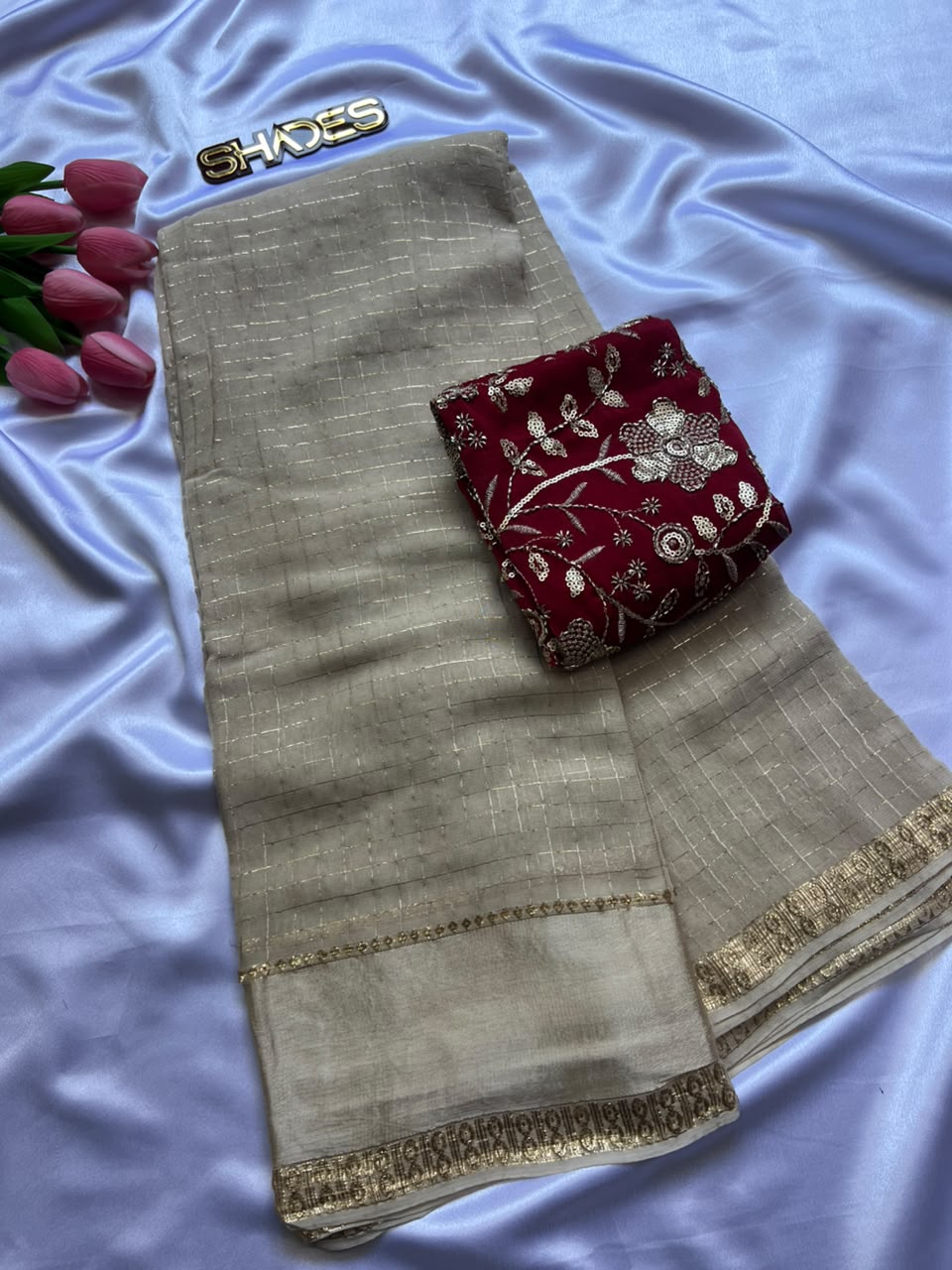 MIDUNA - Viscose Georgette Saree