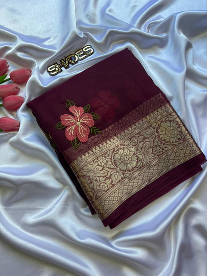 VAJRA - Organza Saree