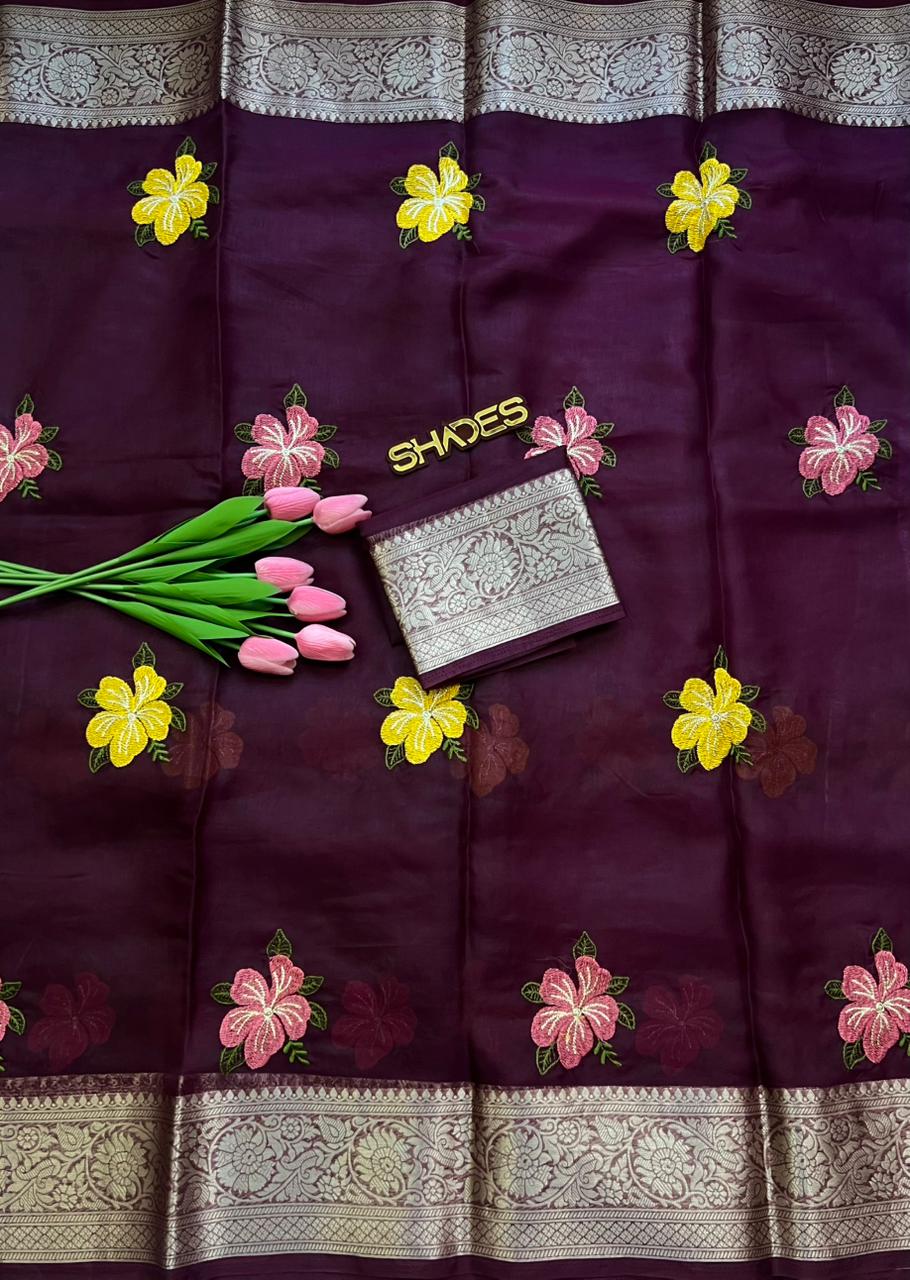 VAJRA - Organza Saree