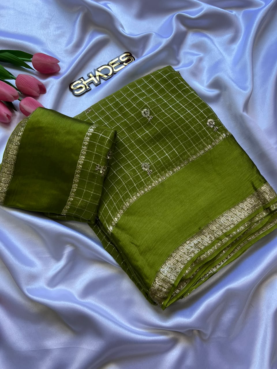 ALIYA - Viscous georgette saree