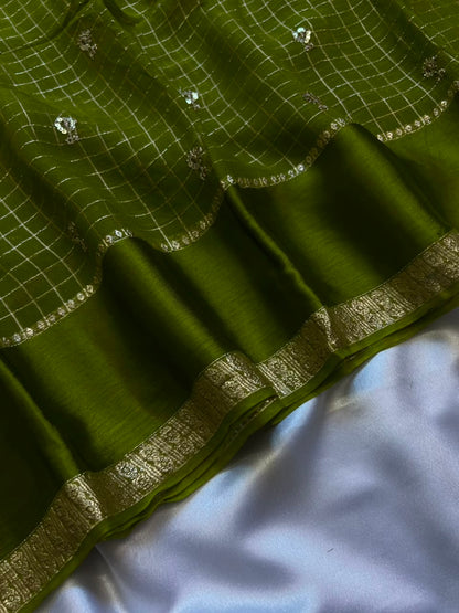 ALIYA - Viscous georgette saree