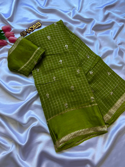 ALIYA - Viscous georgette saree