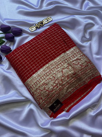 POORNIMA - Viscous Georgette Saree