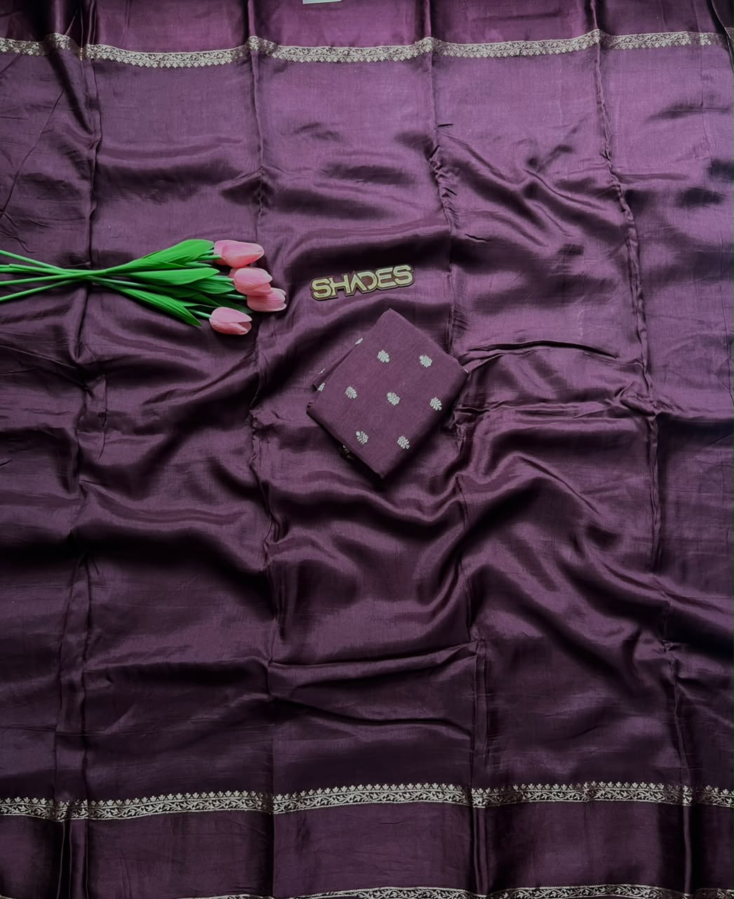 AMULYA - Viscose Chinon Saree